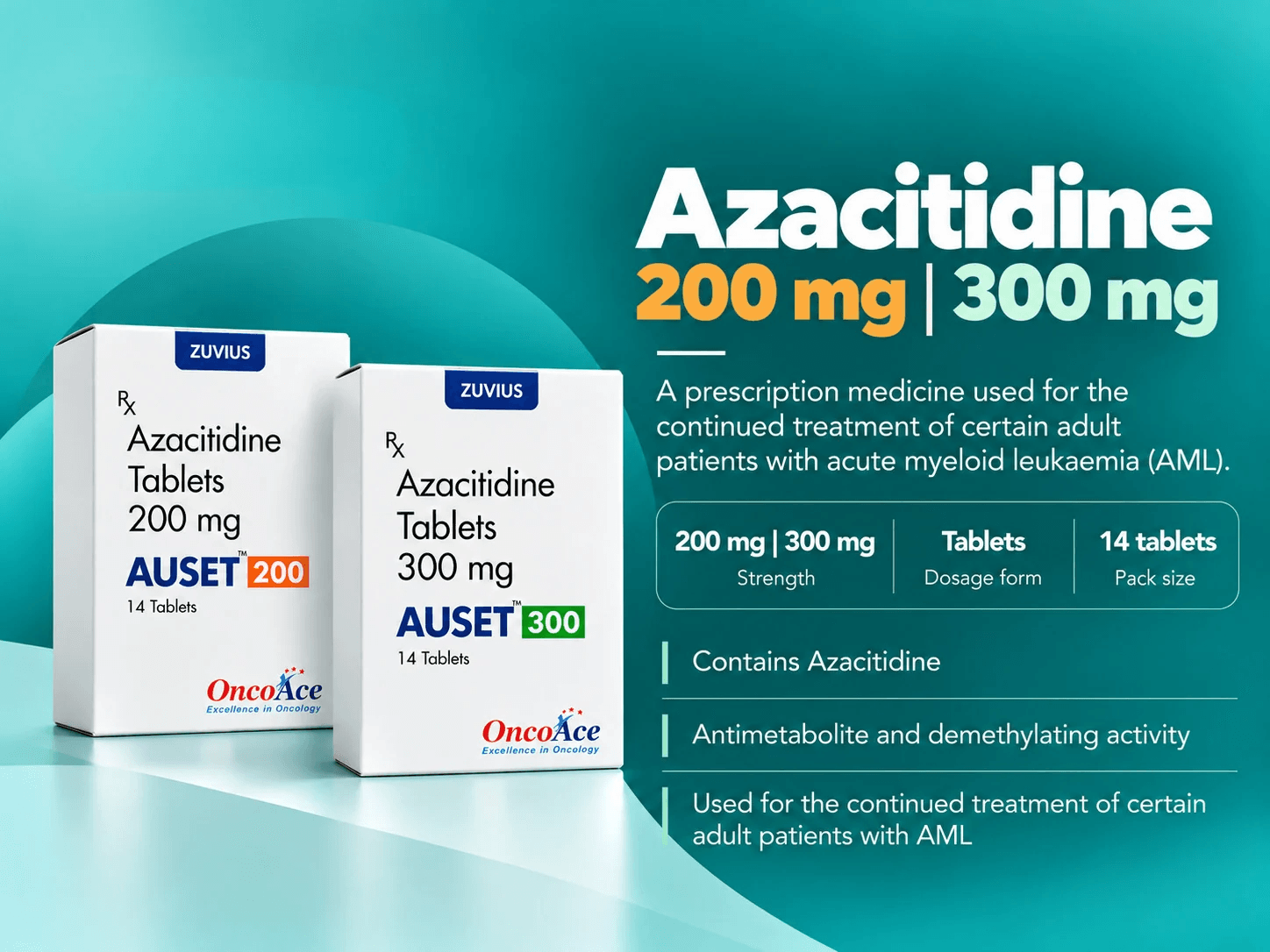 Auset: Azacitidine Tablets for Cancer Care