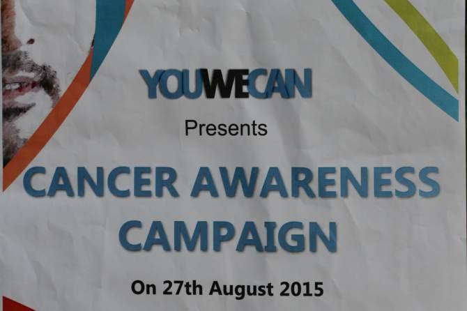 Zuvius Lifesciences Has Initiated A Nation Wide Cancer Awareness Programme Along With Youwecan (A Ngo Of Yuvraj Singh).